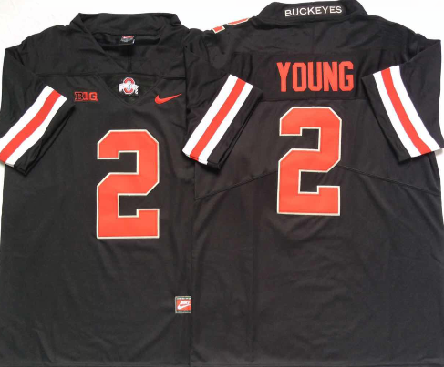 Men's Ohio State Buckeyes Chase Young #2 Black Jersey